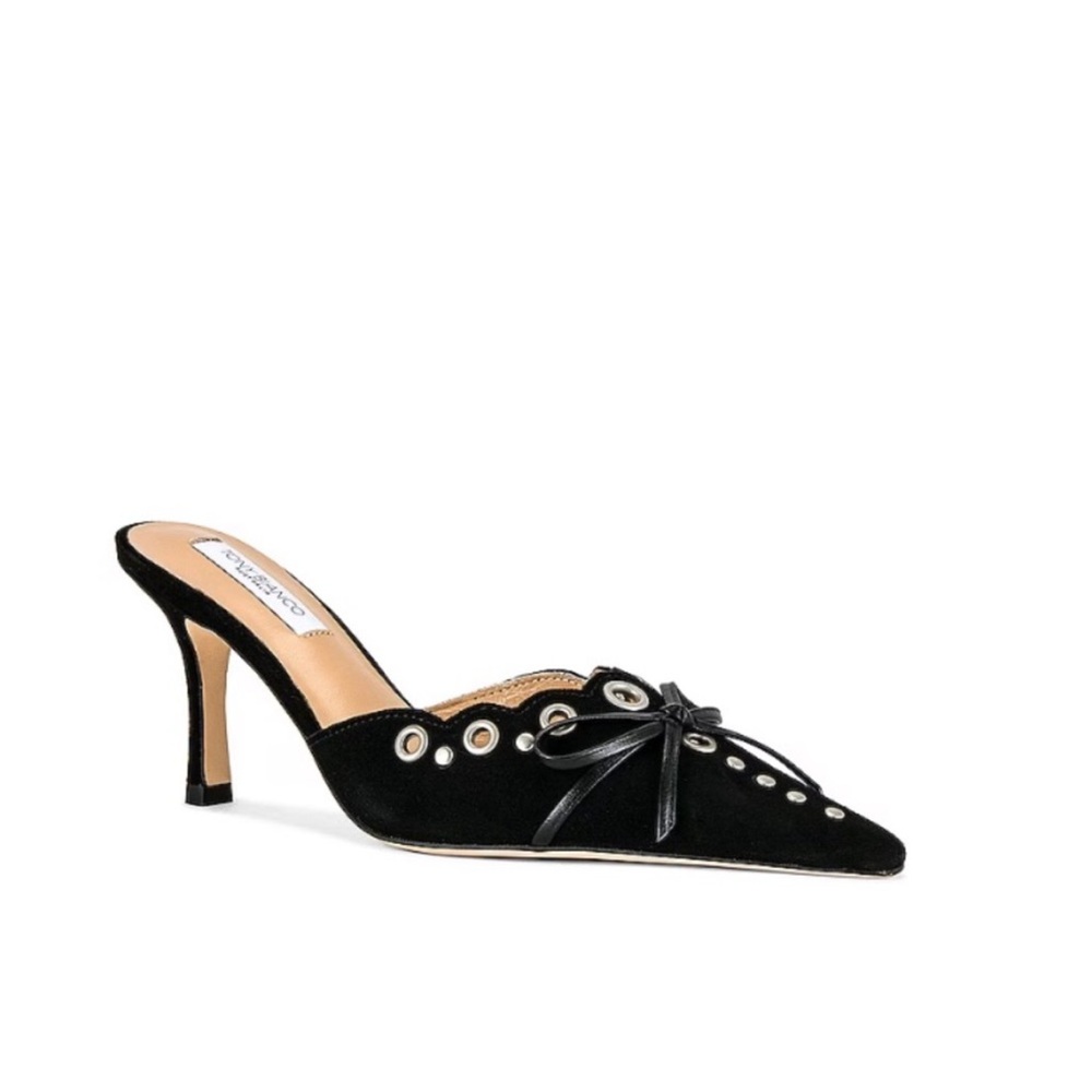 NWT TONY BIANCO SHAE SUEDE MULES HEELS SANDALS Revolve Shopbop